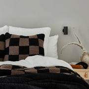 Kashwere Ultra Plush Black Cloud Throw Blanket