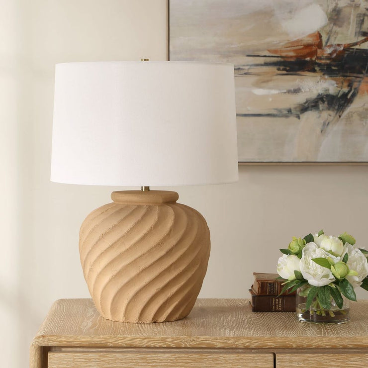 Uttermost Farai Handcrafted Terracotta Table Lamp