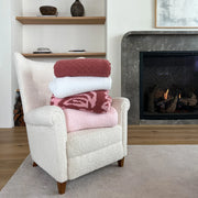 Kashwere Ultra Plush White Cloud Throw Blanket