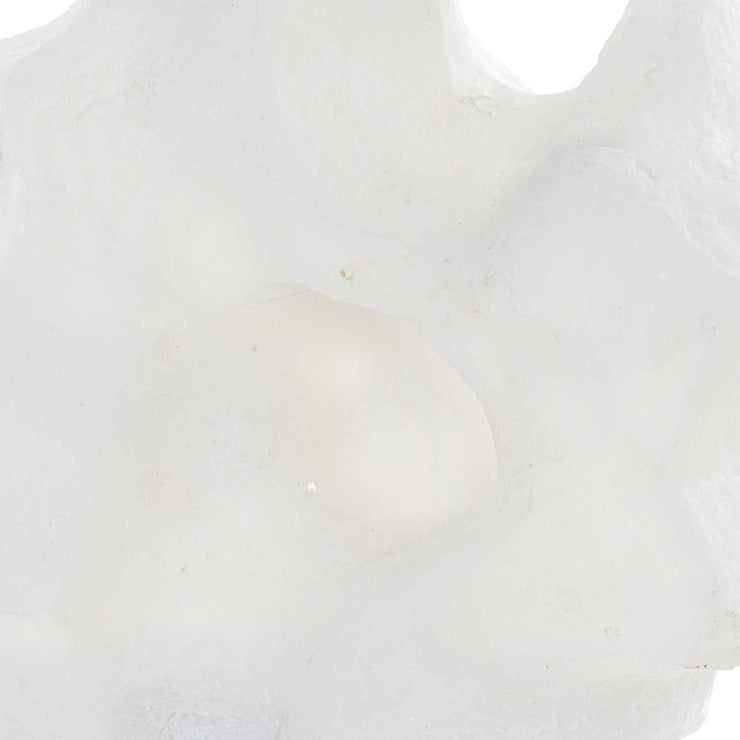 Uttermost Remnant White Stone and Crystal Set of 2 Sculptures