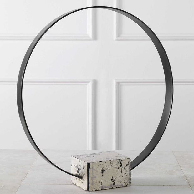 Uttermost Around Again Circular Metal Sculpture