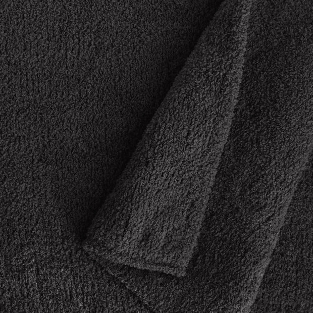 Kashwere Ultra Plush Midnight Grey Cloud Queen Blanket