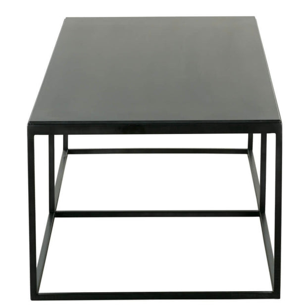 Rowe Furniture Circa Rectangle Black Quartz Topped Coffee Table
