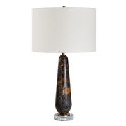 Uttermost Dames Dark Marble With White And Brown Veining Table Lamp