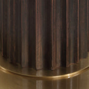 Uttermost Forage Dark Stained Oak Wood Floor Lamp