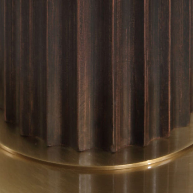 Uttermost Forage Dark Stained Oak Wood Floor Lamp