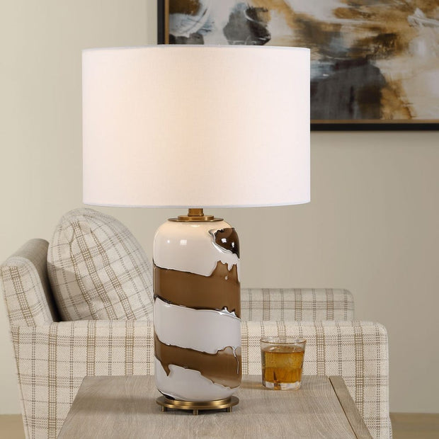 Uttermost Ararat Chic Art Glass Table Lamp