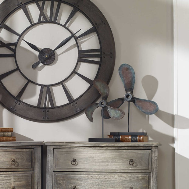 Uttermost Propellers Set of 2 Sculptures