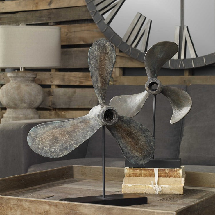 Uttermost Propellers Set of 2 Sculptures