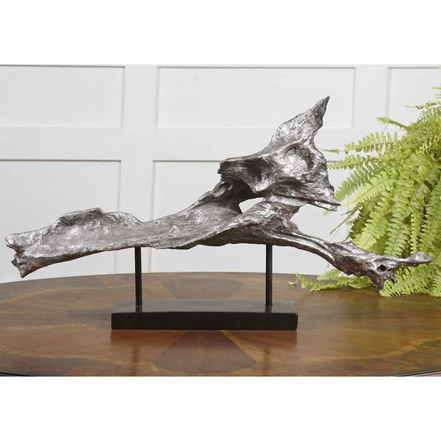 Uttermost Cosma Antiqued Metallic Silver Sculpture