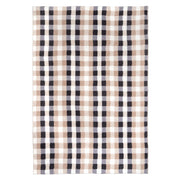 Kashwere Ultra Plush Gingham Cloud Throw Blanket ~ Malt, Creme, Teddy, Slate & Steel
