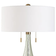 Uttermost Cardoni Smokey Fern- Green Glass Table Lamp