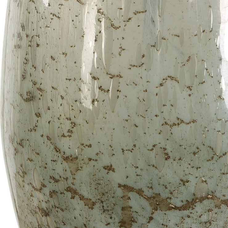 Uttermost Cardoni Smokey Fern- Green Glass Table Lamp