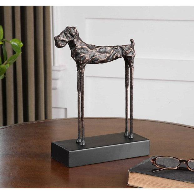 Uttermost Maximus Cast Iron Dog Figurine