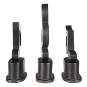 Uttermost Music Notes Aged Black Set of 3 Sculptures