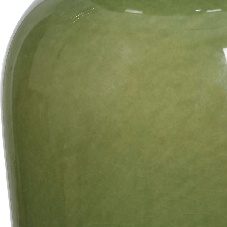 Uttermost Meyer Moss Green With Antique Brass Table Lamp