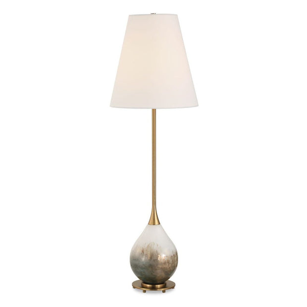 Uttermost Cardoni Smoke Bronze Glass Buffet Lamp