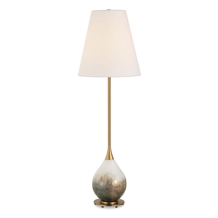 Uttermost Cardoni Smoke Bronze Glass Buffet Lamp