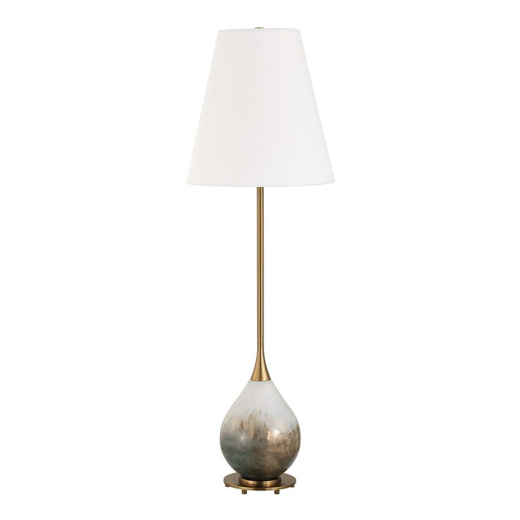 Uttermost Cardoni Smoke Bronze Glass Buffet Lamp
