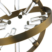 Uttermost Realum Brass Metal Rings Set of 2 Sculptures