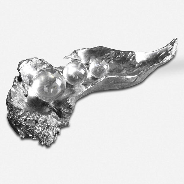 Uttermost Three Peas in a Pod Silver Sculpture
