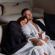 Kashwere Ultra Plush Onyx and Shadow Fleck Oversized Dream Plush Throw Blanket