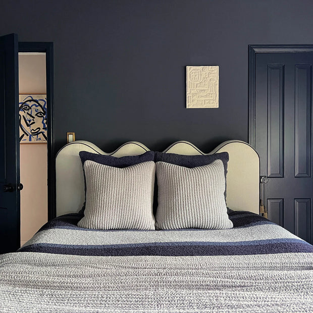 Kashwere Ultra Plush Stone Waffle Weave Queen Blanket