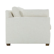 Rowe Furniture Sylvie Bone White Performance Fabric Bench Cushion 88” Sofa ~ Express Collection