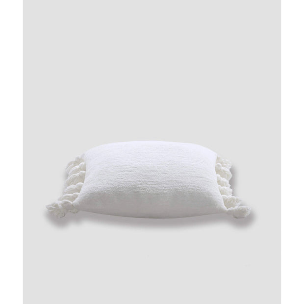 Sunday Citizen Off White Pom Pom Throw Pillow 20x20