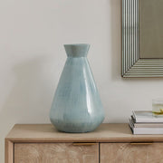 Uttermost Flare Spire Powder Blue Vase ~ Indoor And Outdoor Use