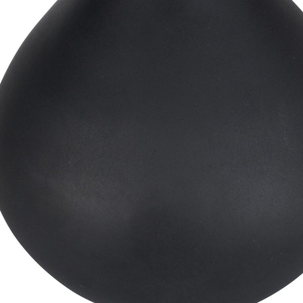 Uttermost Axis Palm Accent in Matte Black Teardrop Vase