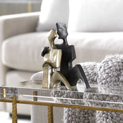 Uttermost Affection Bronze and Gold Set of 2 Sculptures