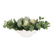 Uttermost Protea Blooms Centerpiece With Lush Eucalyptus Stems