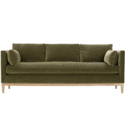 Rowe Furniture Leo Olive Velvet 86” Sofa ~ Express Collection