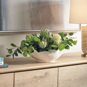 Uttermost Protea Blooms Centerpiece With Lush Eucalyptus Stems