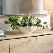 Uttermost Protea Blooms Centerpiece With Lush Eucalyptus Stems