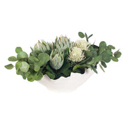 Uttermost Protea Blooms Centerpiece With Lush Eucalyptus Stems
