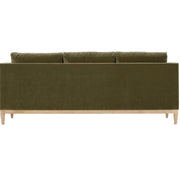 Rowe Furniture Leo Olive Velvet 86” Sofa ~ Express Collection