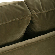 Rowe Furniture Leo Olive Velvet 86” Sofa ~ Express Collection