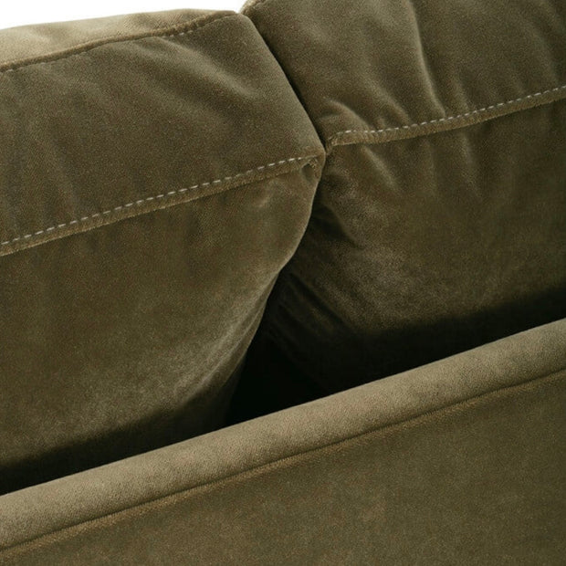 Rowe Furniture Leo Olive Velvet 86” Sofa ~ Express Collection