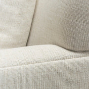 Rowe Furniture Lilah Bone White Plush Chenille Performance Fabric 106” Sectional ~ Express Collection