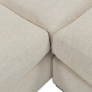 Rowe Furniture Lilah Bone White Plush Chenille Performance Fabric 106” Sectional ~ Express Collection