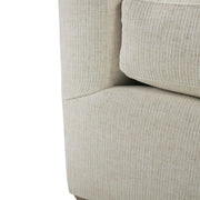 Rowe Furniture Lilah Bone White Plush Chenille Performance Fabric 106” Sectional ~ Express Collection