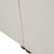 Rowe Furniture Lilah Bone White Plush Chenille Performance Fabric 106” Sectional ~ Express Collection