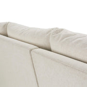 Rowe Furniture Lilah Bone White Plush Chenille Performance Fabric 106” Sectional ~ Express Collection