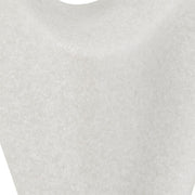 Uttermost Fluid Drop Matte White Stone Sculpture