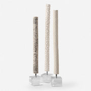 Uttermost Makira Ceramic Set of 3 Sculptural Objects