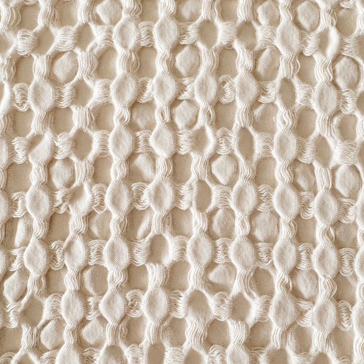 Anaya Home Stonewashed Cotton King Bed Blanket ~ Almond Beige