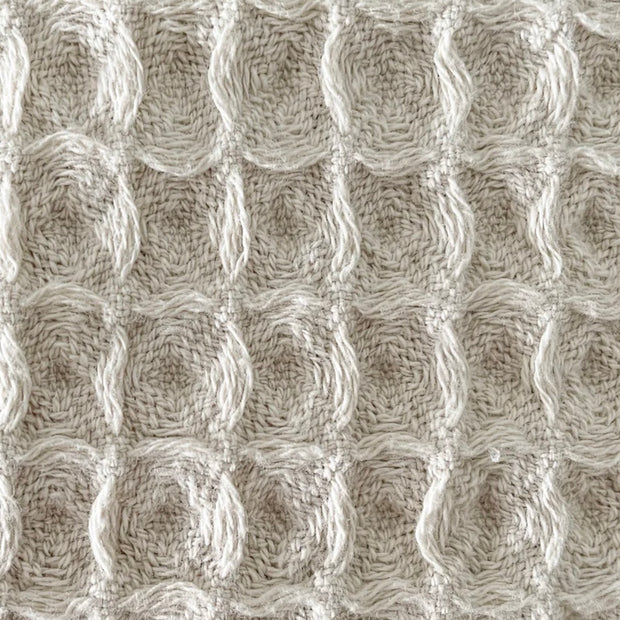 Anaya Home Turkish Cotton Waffle Throw Blanket 50x70  ~ Antique Beige