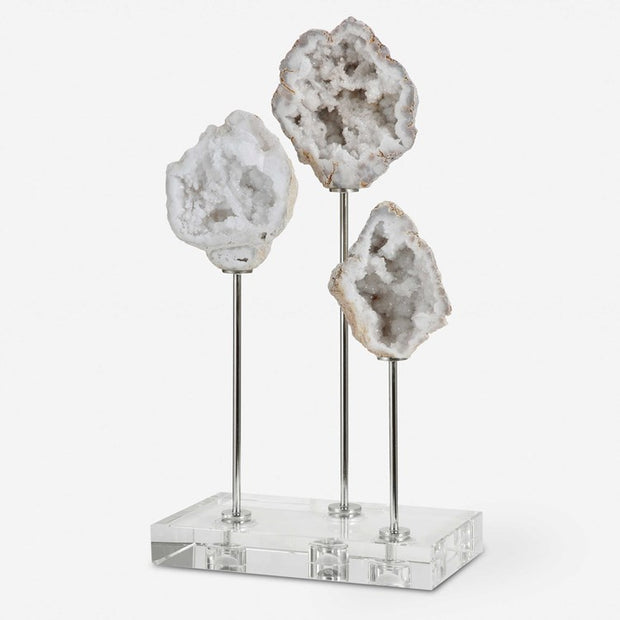 Uttermost Cyrene Natural Stone and Crystal Sculptural Object